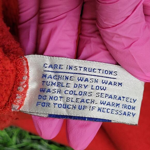 Nebraska-Cornhuskers Sweatshirt Women L 24x24 Baggy Crop Boxy - Picture 10 of 16